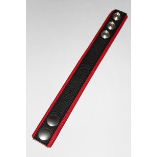 Armband, Mid-Line, Bicolor rot / schwarz