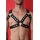 Chest harness "M", exclusive, leather, black. Slingking™