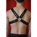 Harness "iron cross", leather, black. Slingking™