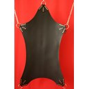 Sling mat, 5-point, leather, black. Slingking&trade;