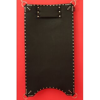 XXL Sling mat, rectangle, leather, black. Slingking&trade;
