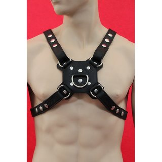 Harness X-Style, leather, black