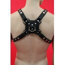 Harness "X-Style", leather, black. Slingking™