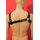 Chest harness "Freestyle, leather, black/black. Slingking™