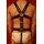 Harness, "Y-Front", two in one, leather, black. Slingking™