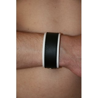 Armband, Mid-Line, Bicolor weiss / schwarz
