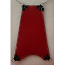 Sling mat turn over, trapeze. Leather, black/red....