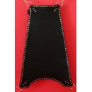 Sling mat turn over, trapeze. Leather, black/red. Slingking™