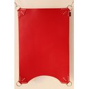 Sling mat, rectangle, leather, red. Slingking&trade;