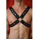 Cross harness, Powercross, exclusive, leather, black