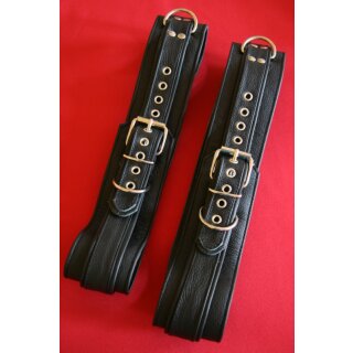 Oberschenkelfessel, Leder, schwarz. Slingking™ L-XL