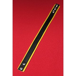 Oberarmband, Mid-Line, Bicolor gelb / schwarz