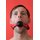 Mouth gag, black/red