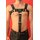 Harness "Bulldog II" with penis strap, leather, black S-M