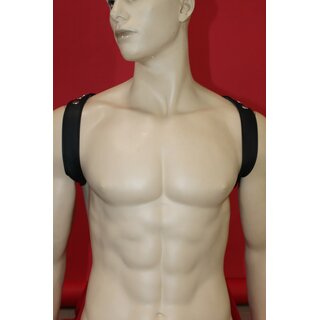 Shoulder harness "Master Style", leather, black S-M