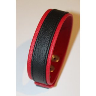 Oberarmband, Mid-Line, Bicolor rot / schwarz S-L
