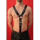 Harness Y-Design, exclusive, leather, black....