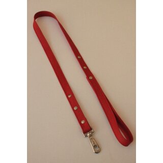 Lead with decorative rivets, leather, red. Slingking™