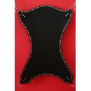 Sling mat turn over, ergonomic. Leather, black/red. Slingking™