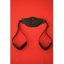 Comfort travel sling, leather, black