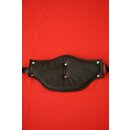 "Comfort" travel sling, leather, black