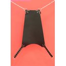 Sling mat, trapeze, with round arch, black, leather....