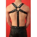 Harness "M-Design", exclusive, leather, black. Slingking™