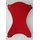 Sling mat, ergonomic, with arch, leather, red. Slingking™